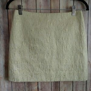 BCX Cream with Gold accent skirt